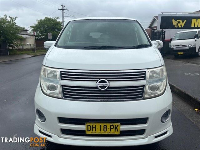 2007 NISSAN ELGRAND HIGHWAYSTAR E51 5D WAGON