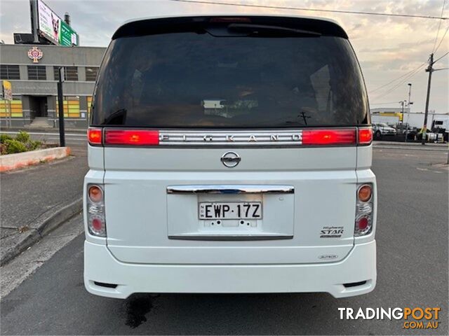 2007 NISSAN ELGRAND HIGHWAYSTAR E51 5D WAGON