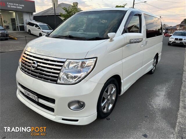 2007 NISSAN ELGRAND HIGHWAYSTAR E51 5D WAGON