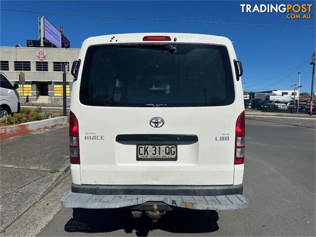 2010 TOYOTA HIACE LWB KDH201RMY11UPGRADE 4D VAN