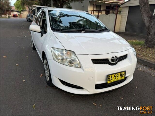 2008 TOYOTA COROLLA ASCENT ZRE152R 5D HATCHBACK