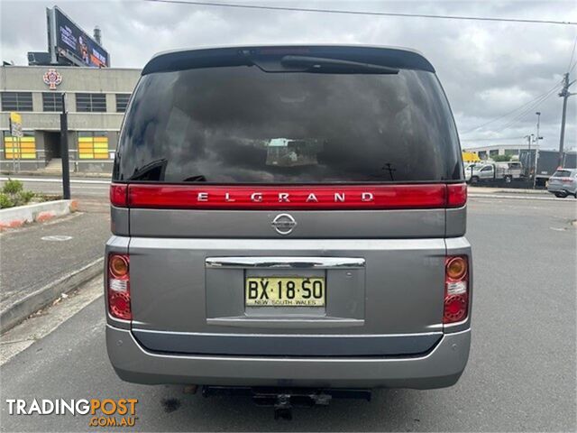 2009 NISSAN ELGRAND VG NE51 5D WAGON