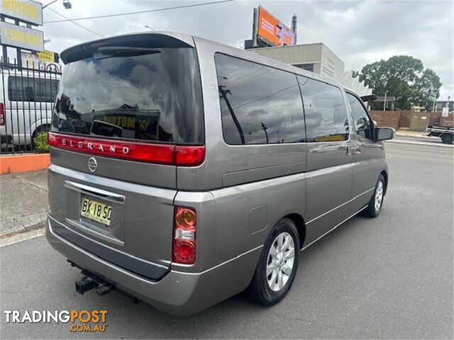 2009 NISSAN ELGRAND VG NE51 5D WAGON