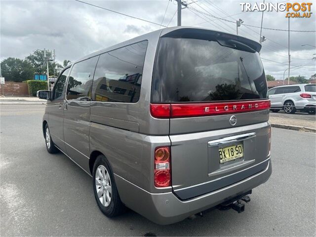 2009 NISSAN ELGRAND VG NE51 5D WAGON