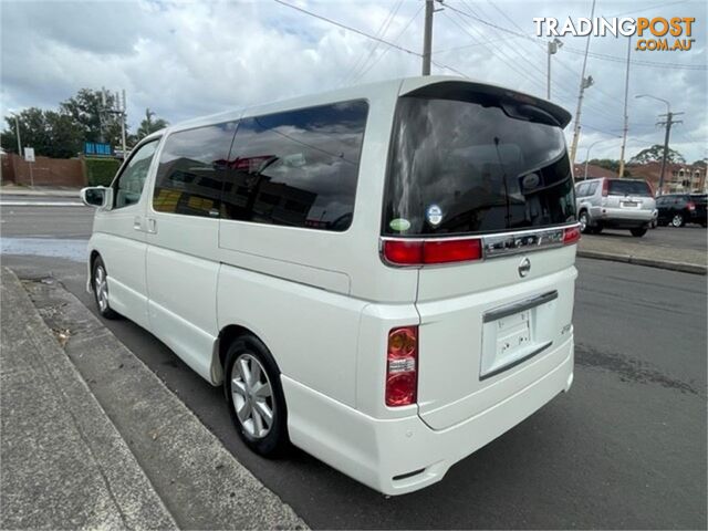 2007 NISSAN ELGRAND HIGHWAYSTAR E51 5D WAGON