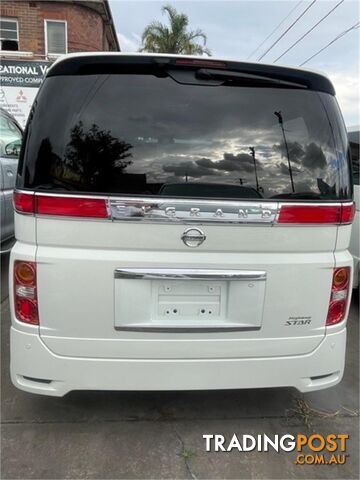 2007 NISSAN ELGRAND HIGHWAYSTAR E51 5D WAGON