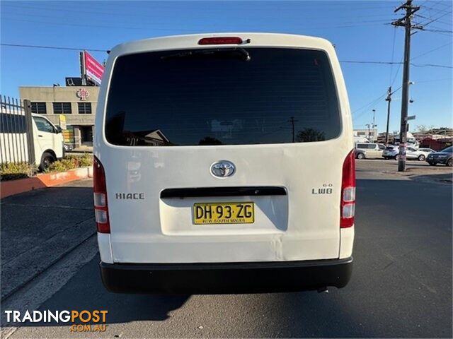 2015 TOYOTA HIACE LWB KDH201RMY15 4D VAN