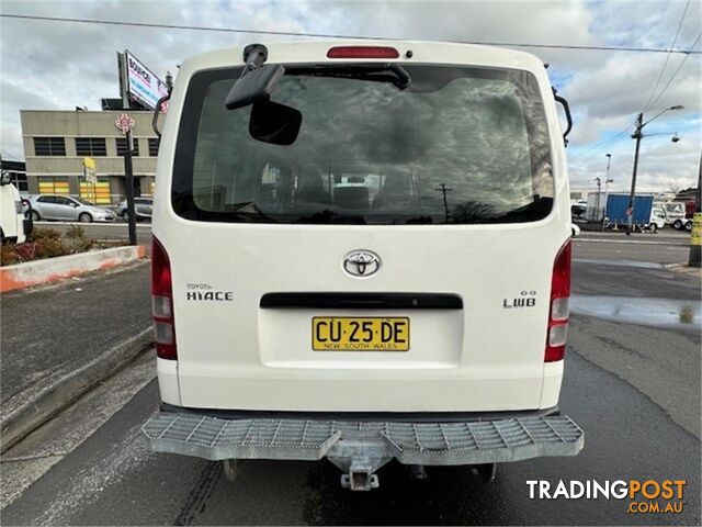 2007 TOYOTA HIACE LWB TRH201RMY07 4D VAN