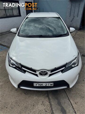 2012 TOYOTA COROLLA ASCENT ZRE182R 5D HATCHBACK