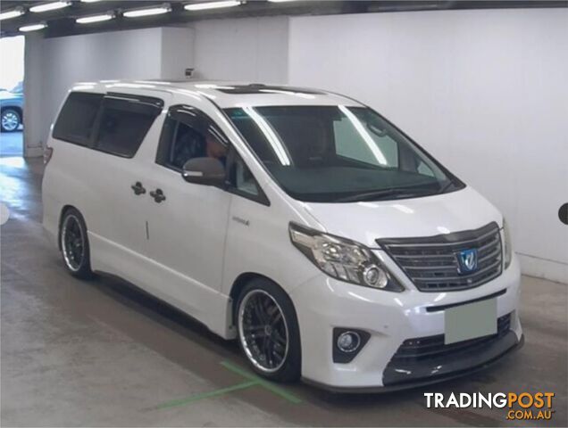 2012 TOYOTA ALPHARD SRCPACKAGE ATH20 5D WAGON