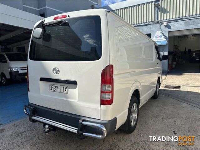 2009 TOYOTA HIACE LWB TRH201RMY09UPGRADE 4D VAN