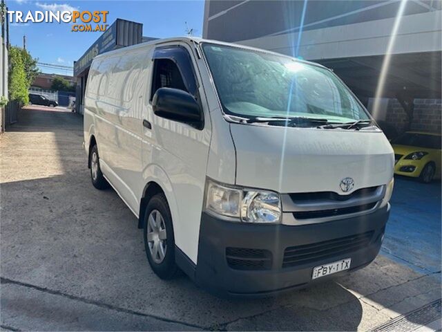 2009 TOYOTA HIACE LWB TRH201RMY09UPGRADE 4D VAN