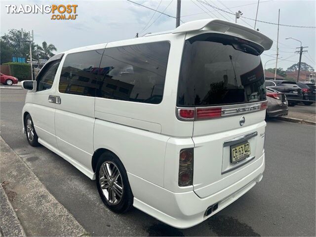 2005 NISSAN ELGRAND RIDERS E51 5D WAGON