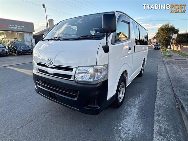 2013 TOYOTA HIACE  KDH206MY13 4D VAN