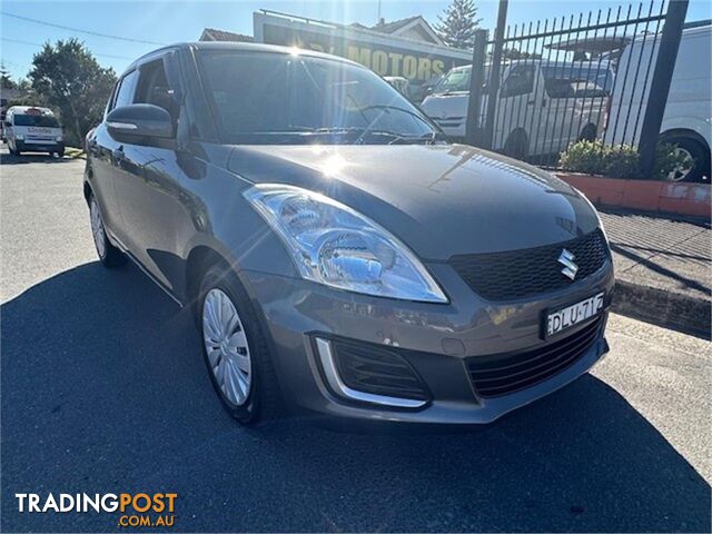 2016 SUZUKI SWIFT GL FZ 5D HATCHBACK