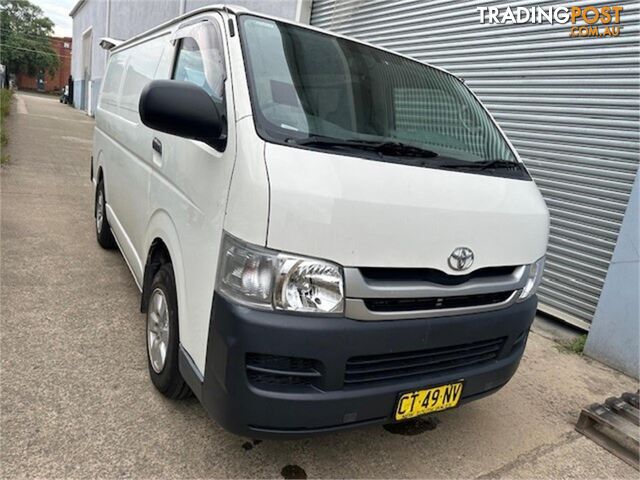 2010 TOYOTA HIACE LWB KDH201RMY11UPGRADE 4D VAN