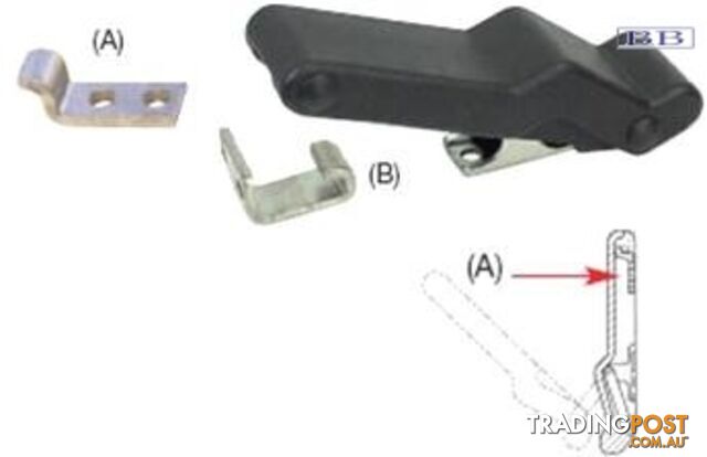 Cam Action Latches Concealed (A)