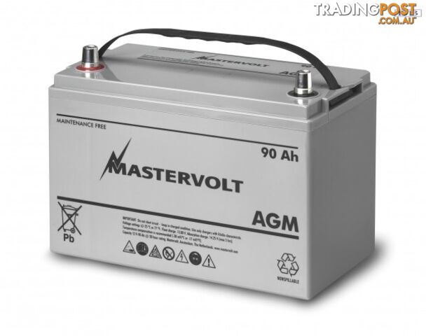 Marine Batteries Mastervolt AGM std 12v 90Ah battery
