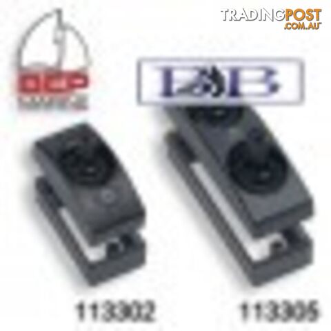 Exterior Contour Switch - Single On/Off Black