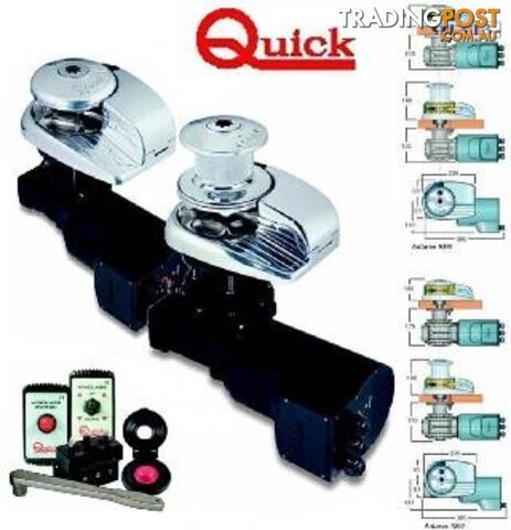 QUICK anchor Winches Vertical Winch -Antares 1500 (50-110mm deck)