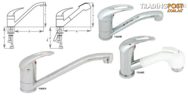 Capri Long swivel faucet