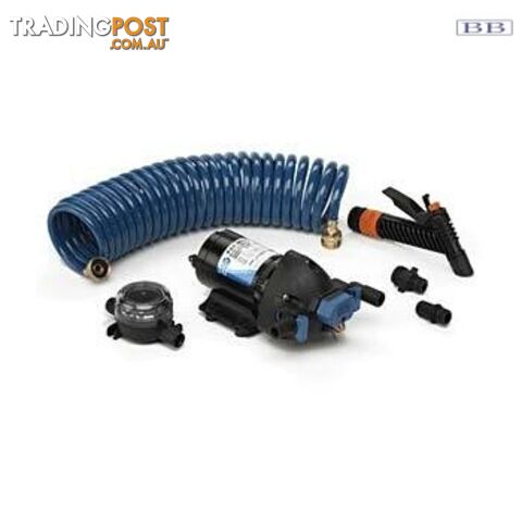 Jabsco boat marine pumps Par-Max 4 Deck wash kit with hose 15lpm. 32900-0092...