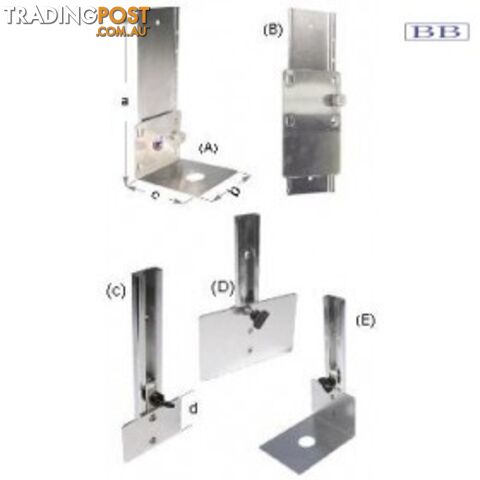 Transducer brackets S/S and Alloy