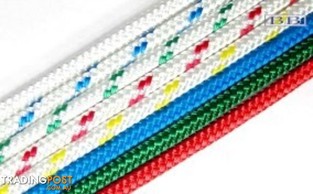 Double Braid 6mm x 200m Green Fleck