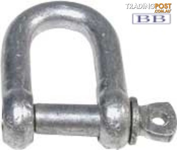 D shackle 9mm (3/8")