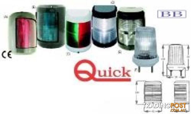Steaming Nav Light - White 24V