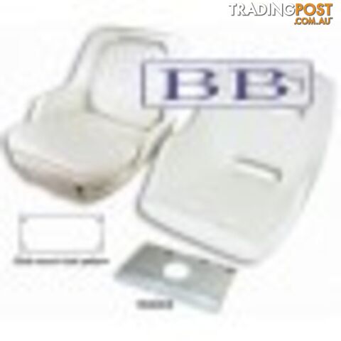Boat seat Cushion Set - White