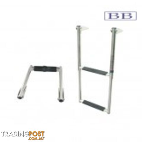 S/Steel Telescopic Boarding Ladders - 2 step