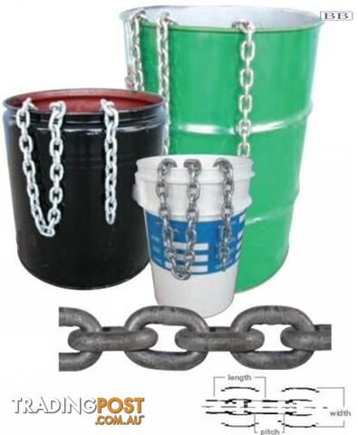 Short Link Gal Chain per meter - 10mm - photo 1 of 1