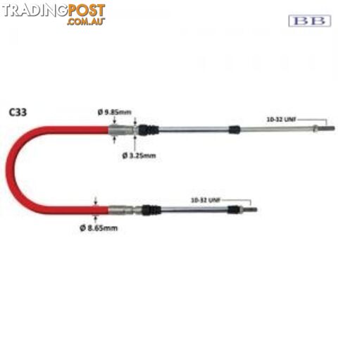 Control cables 33C CC330 Miracable Control Cable  9ft to 24ft