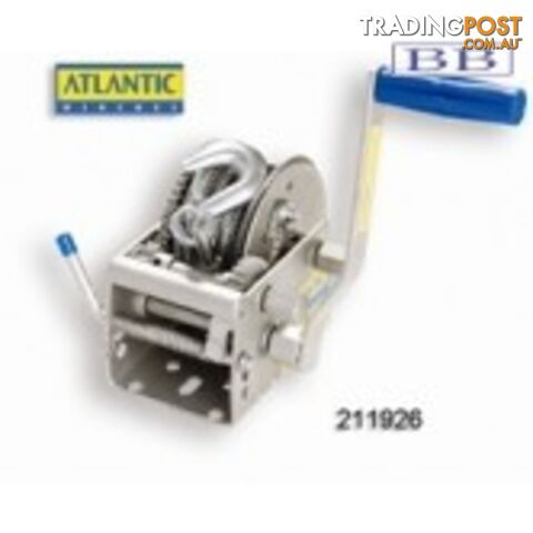 Atlantic Winch 10/5/1:1 with 7.5m x 5mm Cable