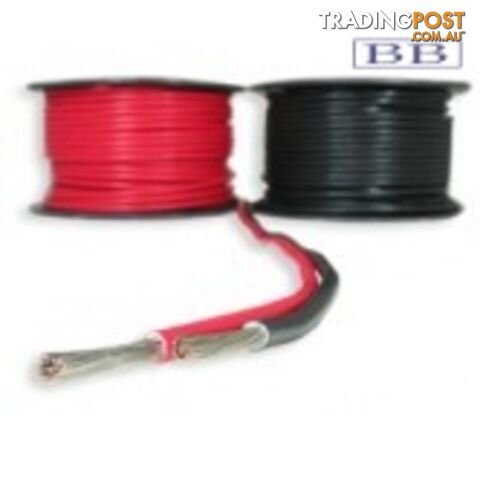 32.15mmŒ_ Tinned Battery Cable Black