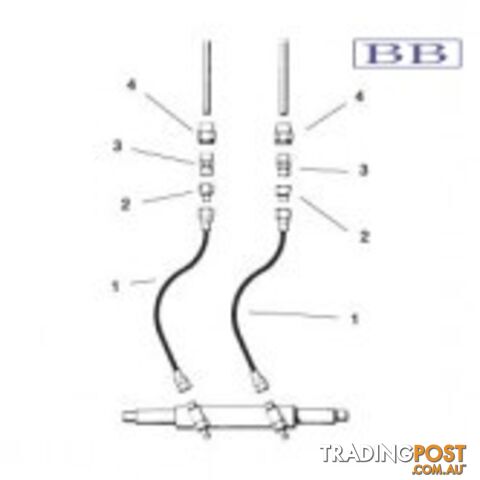 Œ_" Hose Kit for SeaStar Cylinders