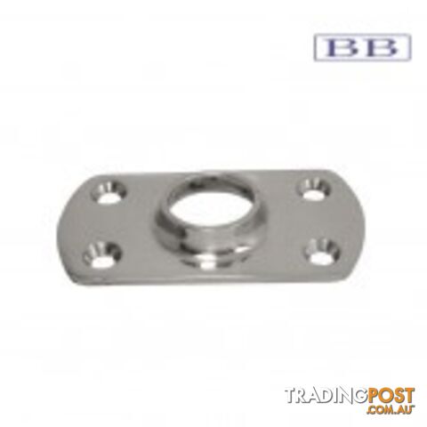 Rail Base - Rectangle 25mm tube