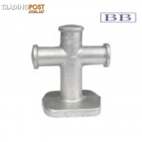 Cross Bollards Alloy 83mm