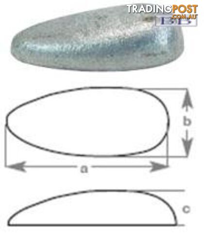 Tear Drop Anode 1.0kg