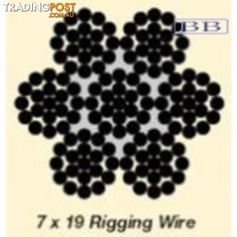 7 x 19 Rigging Wire 5/64"