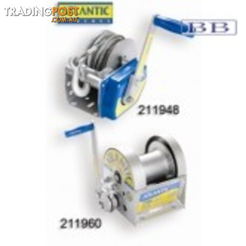 Atlantic Brake Winch 5:1 with 7.5m x 5mm Cable