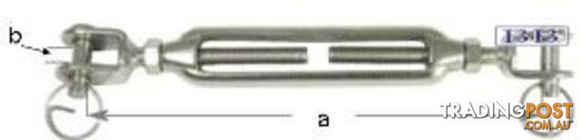 Turnbuckle Fork&Fork M10