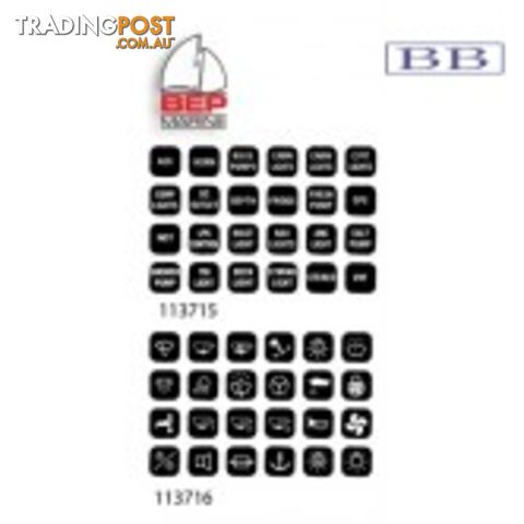 Nameplate for Circuit Identification Set 1000