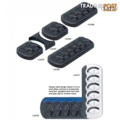 Contour Gen 2 - 2 Switch Panel No Fuse