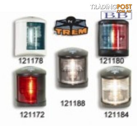 Bi-colour Nav Ligh Black/White 12v to 12m