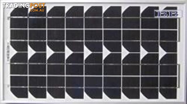 Solar Panel 10W with 2 mtr leads and clips