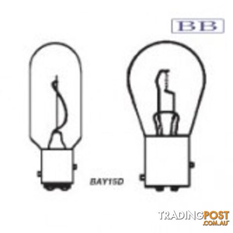 Bayonet Bulb 24V 10w - Vertical Filament