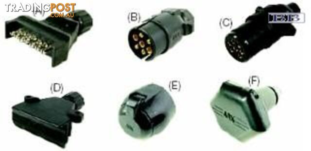 Large Seven Pin Round Socket
