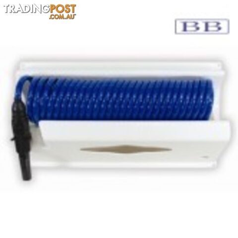 Coiled Deck Wash Hose With Mount Pod